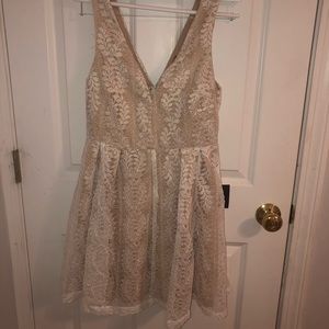 White lace Lulus Dress